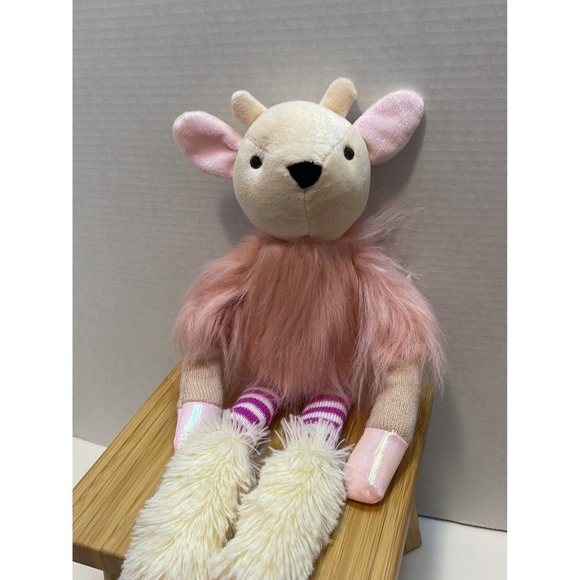 manhattan toy Other - Manhattan Toy Company pink reindeer fur plush